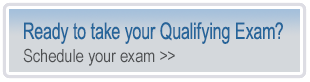 click to schedule your qualifying exam
