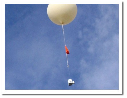 Weather Balloon In Air