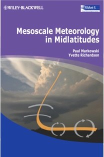 cover of book titled "Mesoscale Meteorology in Midlatitudes"