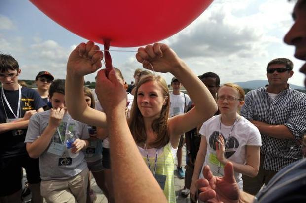 Balloon Launch Weather Camp June 2014