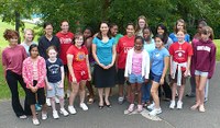 Alumnus Erica Grow (BS '02) talks at Math Options for Girls summer camp at Penn State Abington