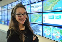 Sunny forecast: Meteorology scholar, Hailey Mitchell, predicts bright future